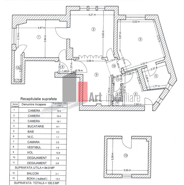 Piata Izvorul Rece apartament 4 camere